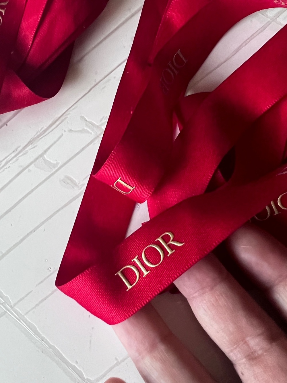 2Pc Dior Satin Ribbon set - Picture 2 of 6